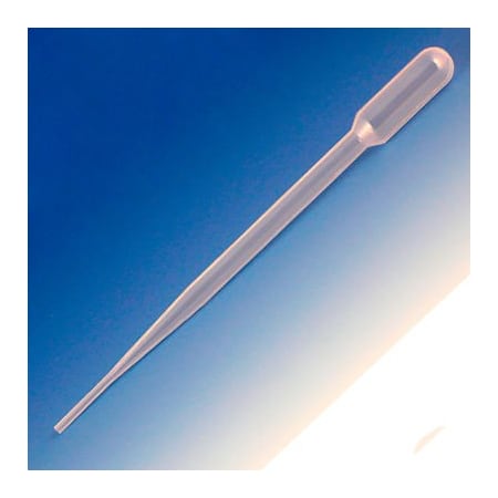 Globe Scientific Transfer Pipet, 5.0mL, General Purpose, Blood Bank, 155mm, 5000/PK 138050
